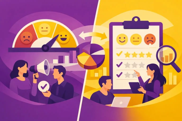 NPS vs CSAT B2B para decisões mais precisas