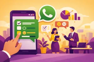 Pesquisa por WhatsApp para empresas: como agir