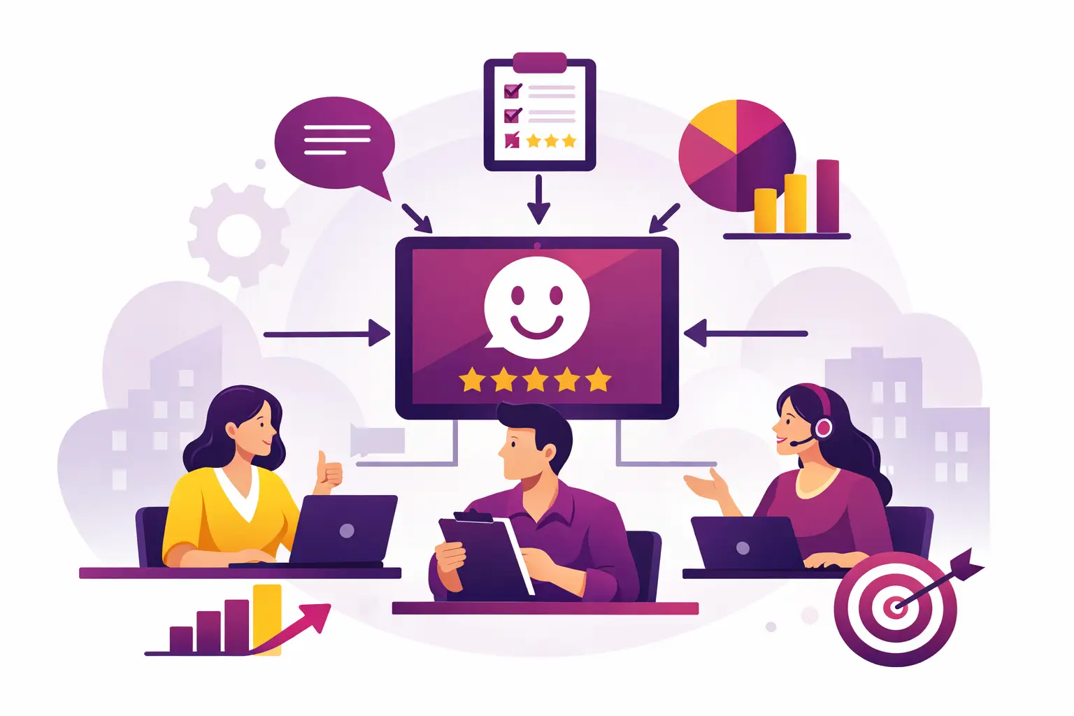 Como centralizar feedback empresarial com escala