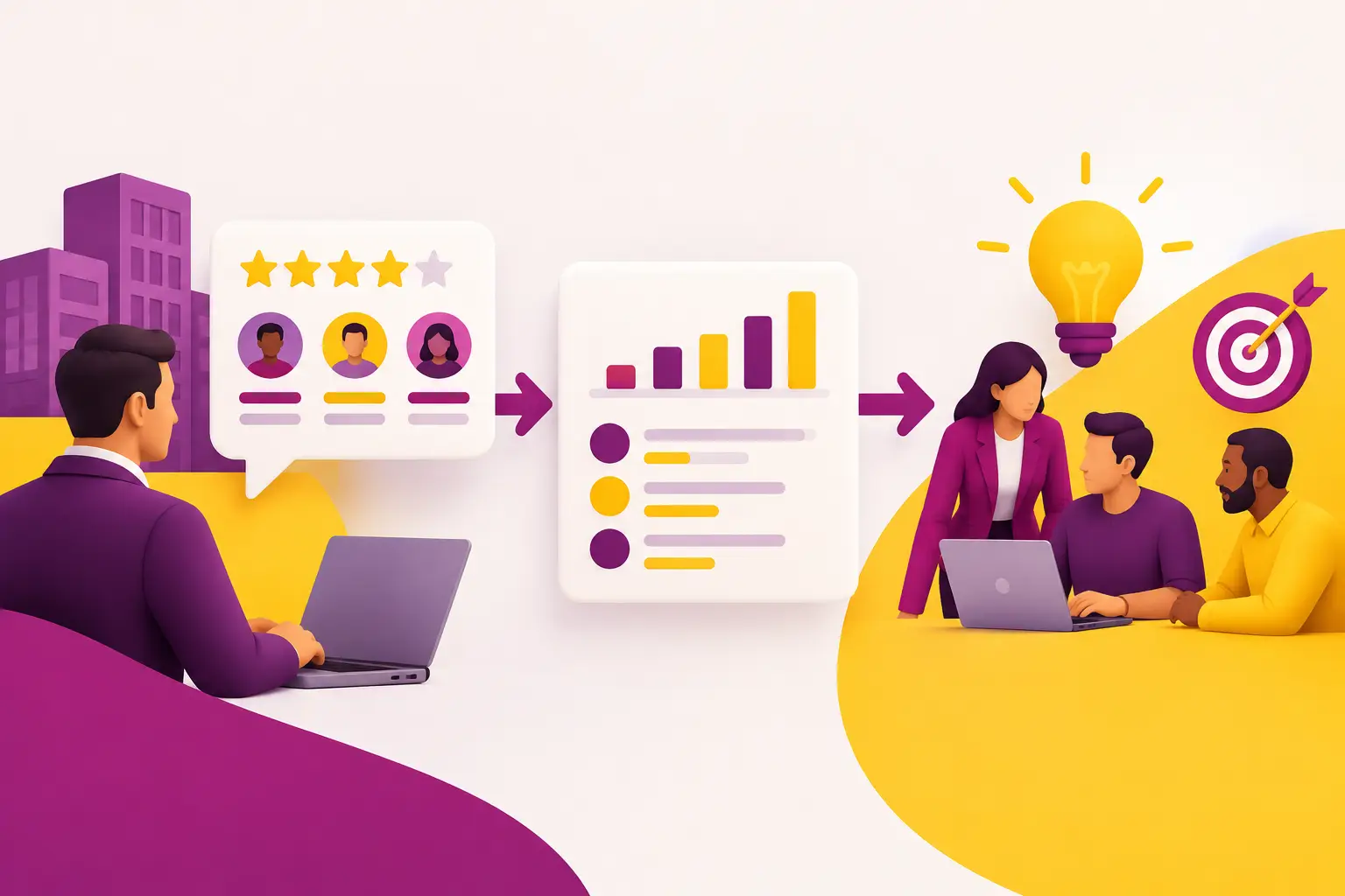 Exemplo de programa VoC B2B que gera ação